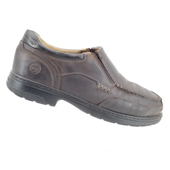 Timberland PRO ESD Safety Toe Work Shoes Brown 91694 Slip On Brown Sz 10.5 - Picture 1 of 8